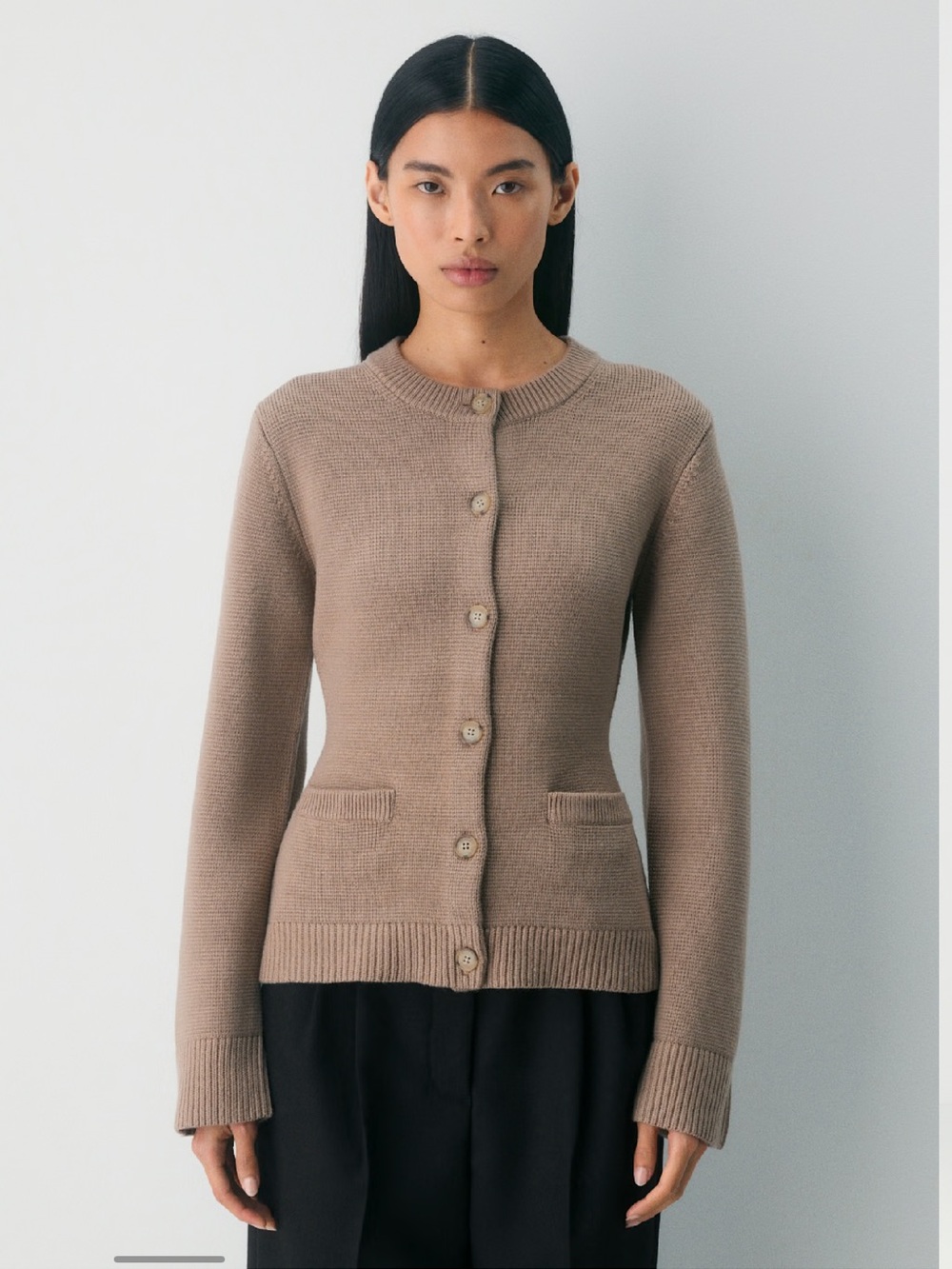 Babaton meraki wool cardigan